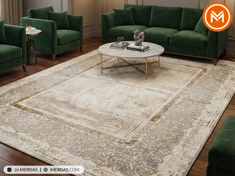 فرش ماشینی پتینه، فرش مدرن ایرانی با نمایی کهنه اما جذاب